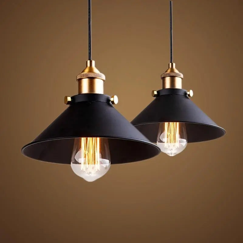 Modern Nordic Industrial Pendant Light Iron E27