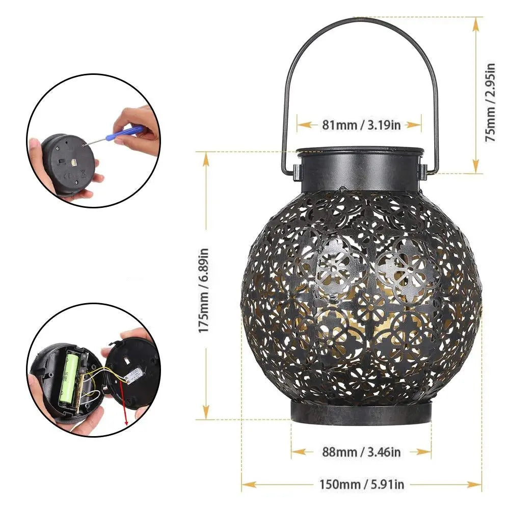 Outdoor Shadow-Casting Lantern