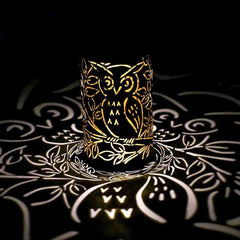 Owl Shadow-Casting Lantern