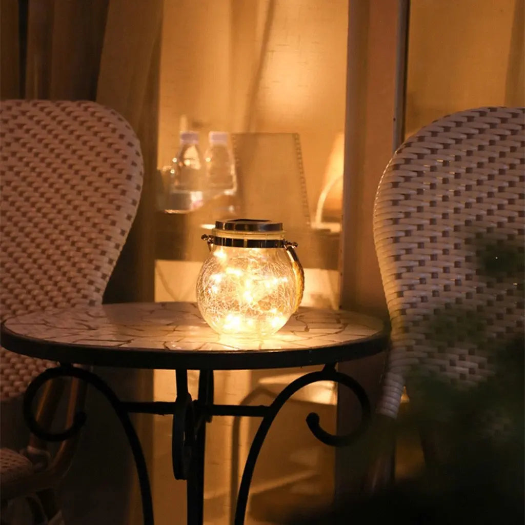 Modern Round Glass Garden Pendant Light