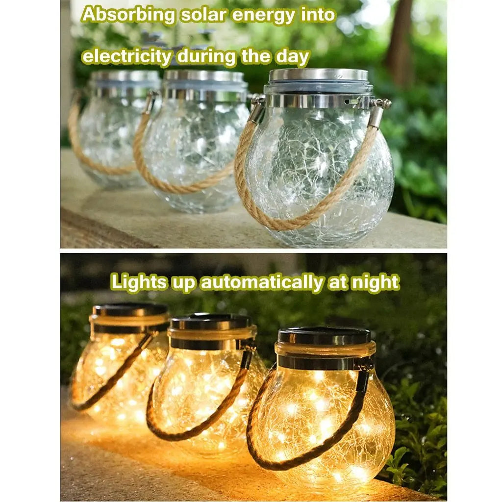 Modern Round Glass Garden Pendant Light