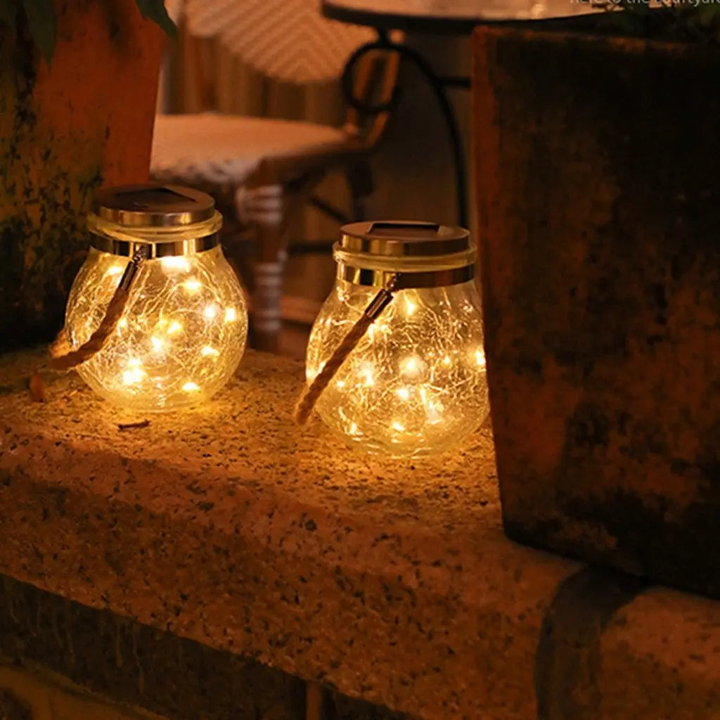 Modern Round Glass Garden Pendant Light