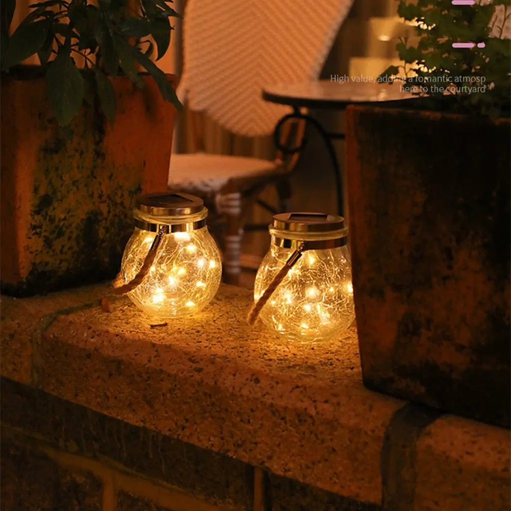 Modern Round Glass Garden Pendant Light