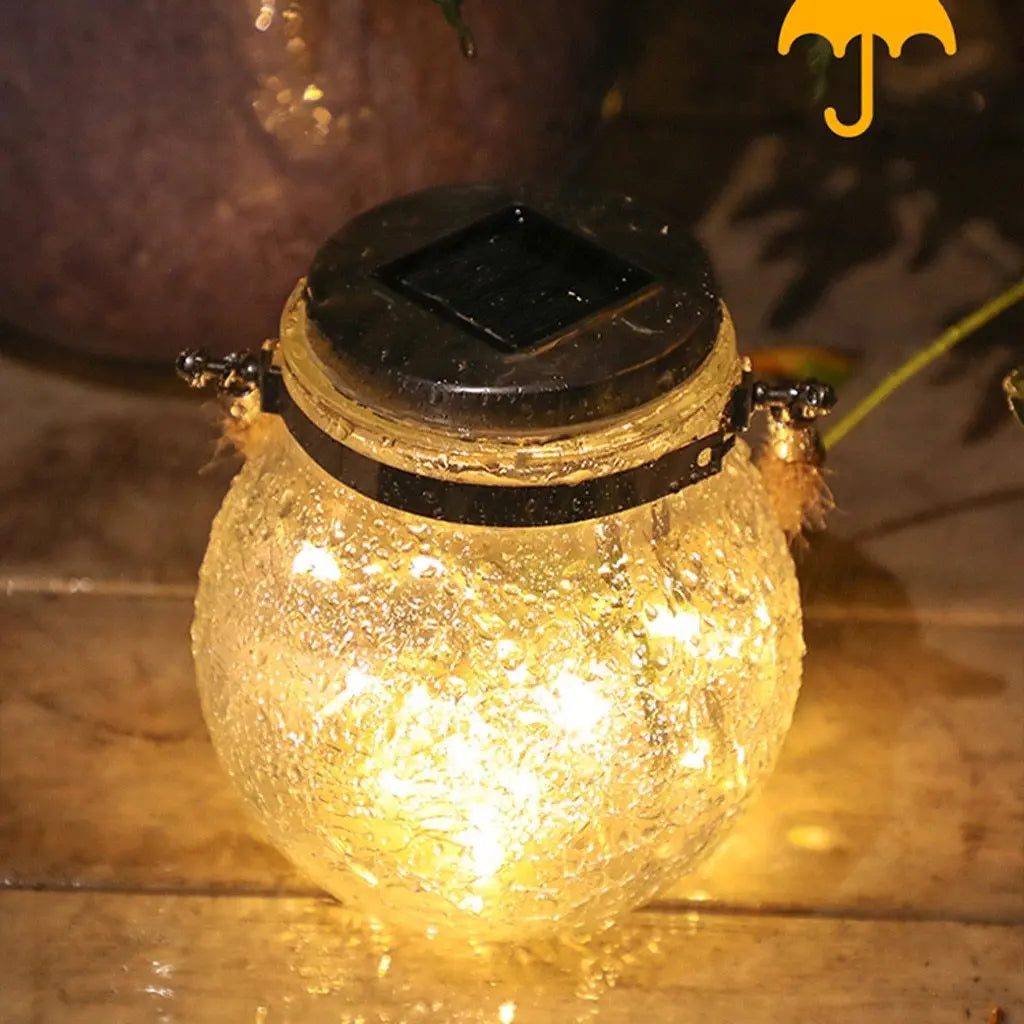 Modern Round Glass Garden Pendant Light