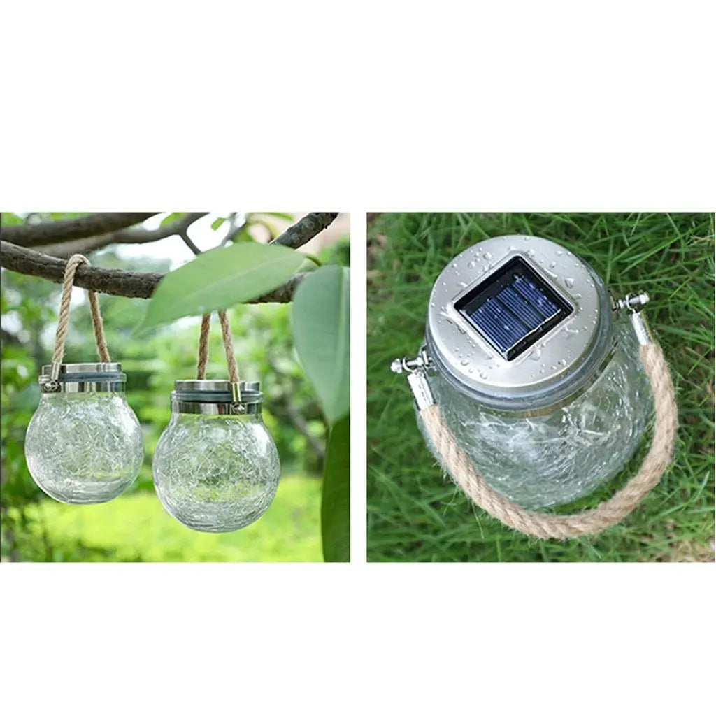 Modern Round Glass Garden Pendant Light