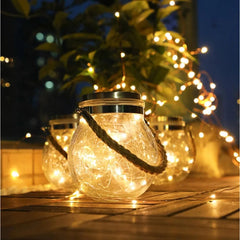 Modern Round Glass Garden Pendant Light