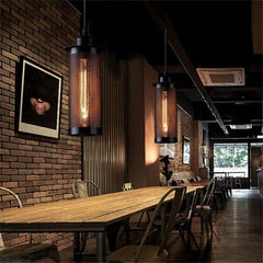 Vintage Industrial Pendant Light Iron E27 Ø24 cm 100 cm Cable