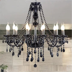 Modern Retro Crystal Drop Chandelier