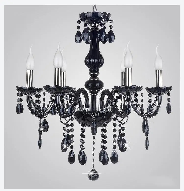Modern Retro Crystal Drop Chandelier