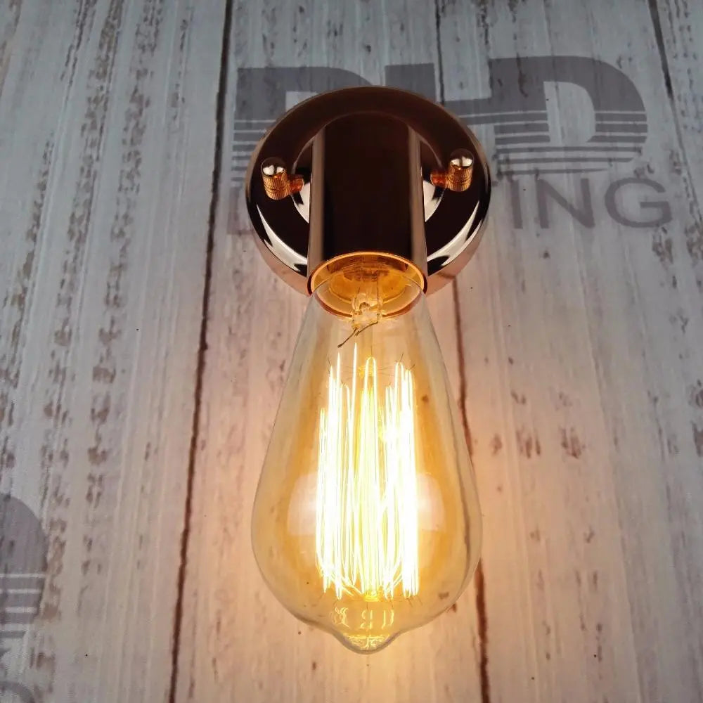Retro Industrial Wall Light Iron E27 ST64 Bulb 110/220V