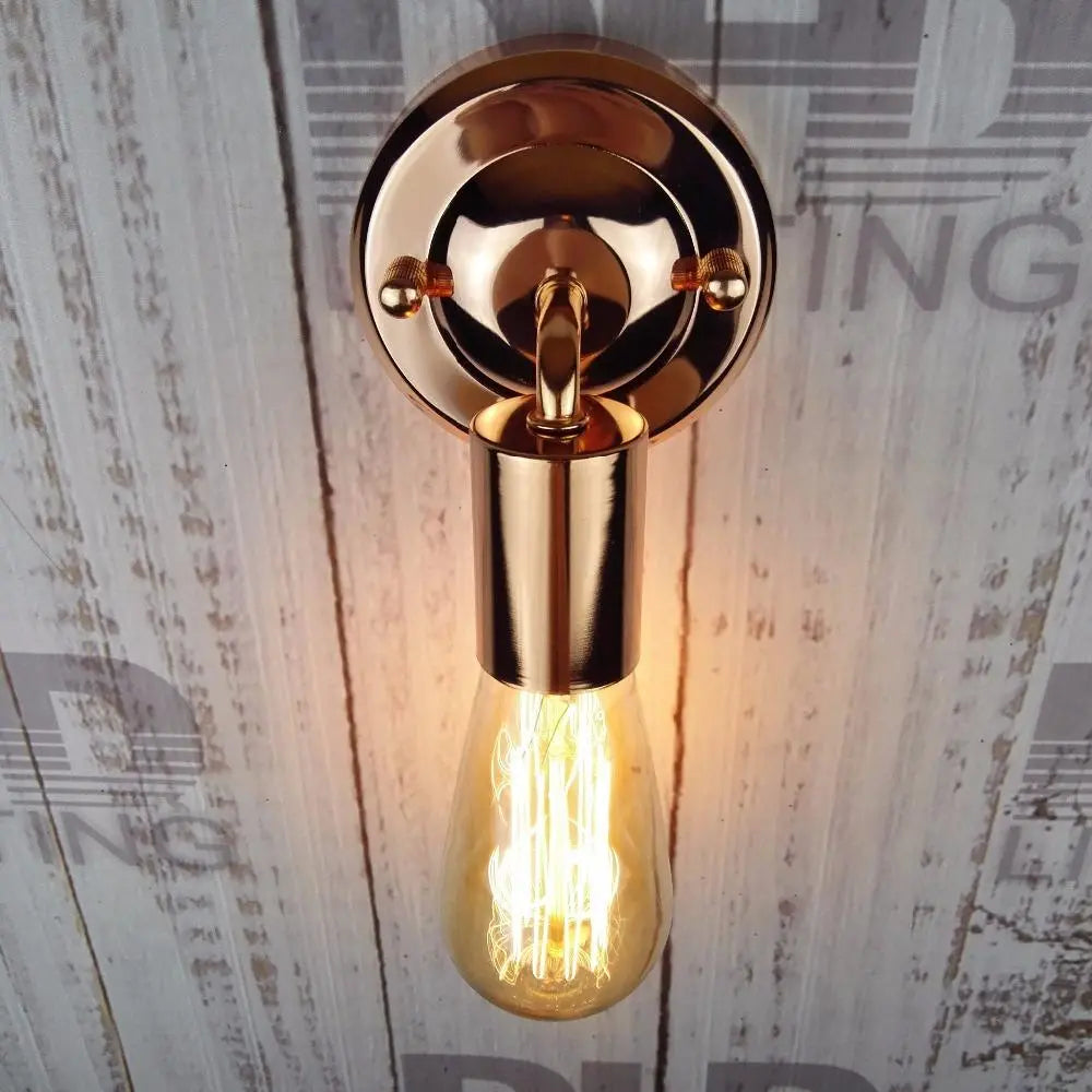 Retro Industrial Wall Light Iron E27 ST64 Bulb 110/220V