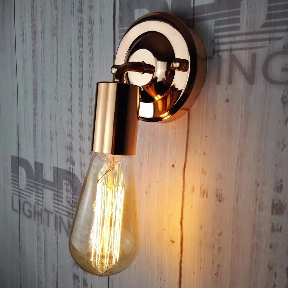 Retro Industrial Wall Light Iron E27 ST64 Bulb 110/220V