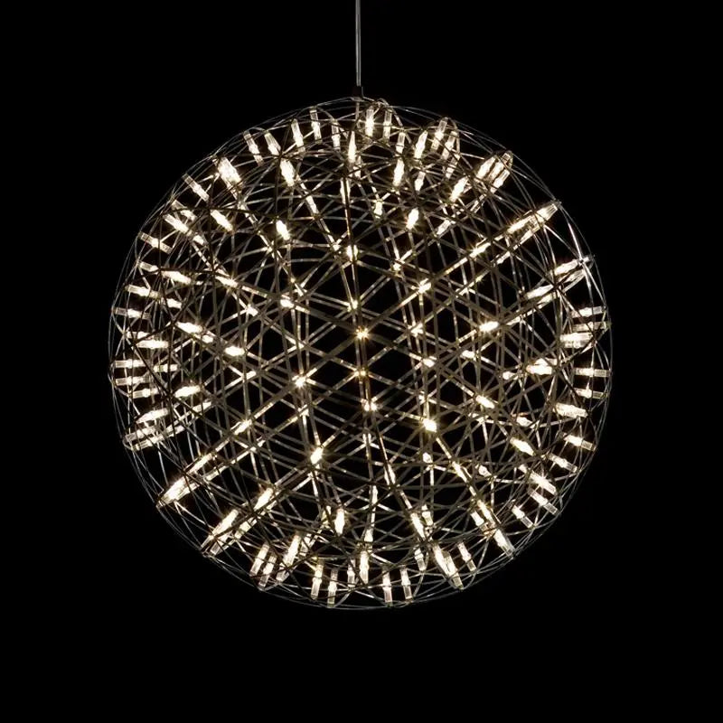 LED Pendant Light Chrome or Gold — 4 Sizes, Dimmable or Fixed Colour, Integrated LED
