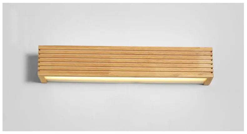 Nordic Wooden Wall Light with Integrated LED
