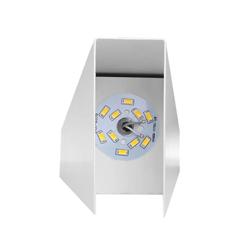 Modern Geometric Wall Light Iron LED 10W 3000K White Black