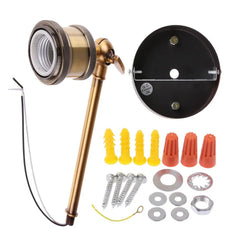 Modern Country Style Brass Wall Light E27 Matte Finish