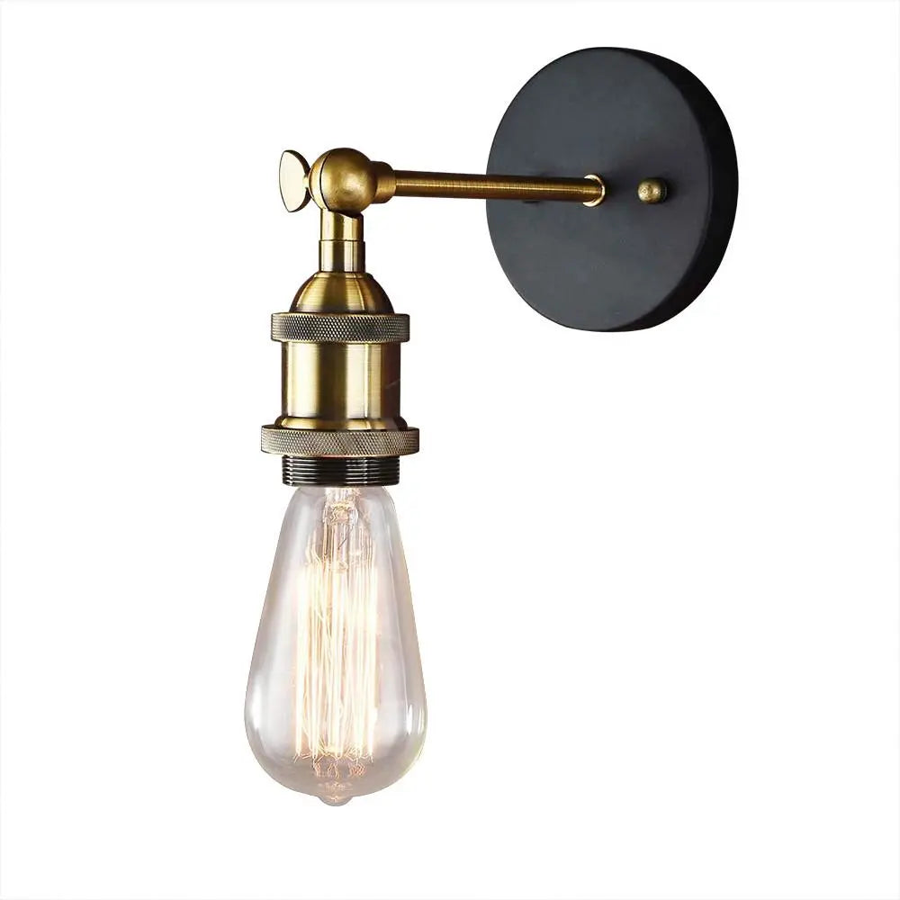 Modern Country Style Brass Wall Light E27 Matte Finish