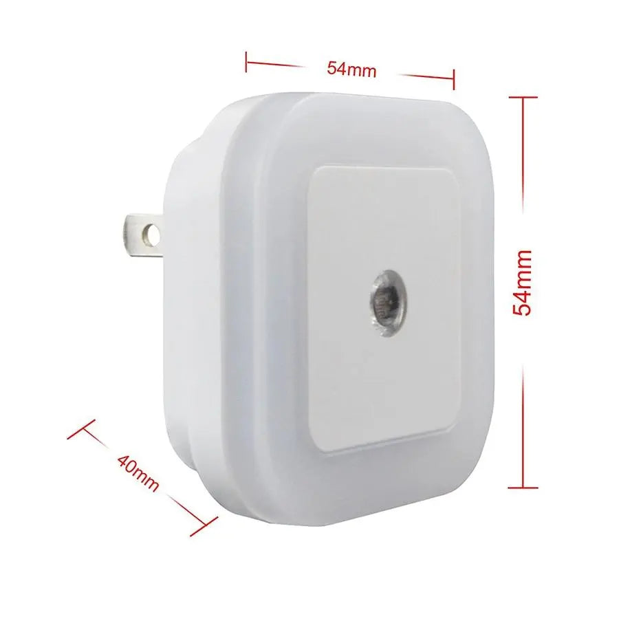 LED Night Light Plug-In ABS Dusk Sensor 4 Colours
