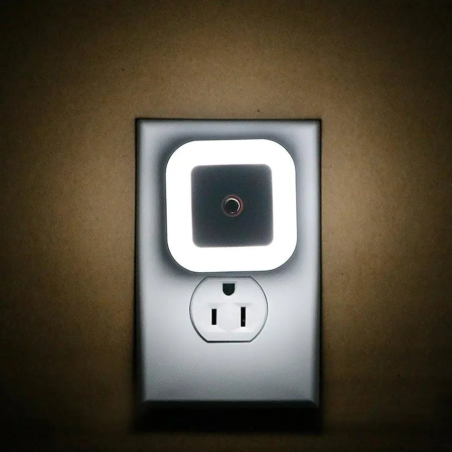 LED Night Light Plug-In ABS Dusk Sensor 4 Colours