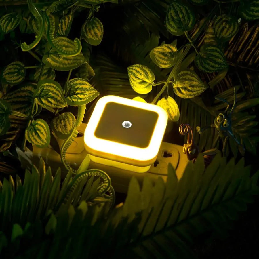 LED Night Light Plug-In ABS Dusk Sensor 4 Colours