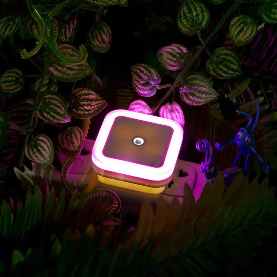 LED Night Light Plug-In ABS Dusk Sensor 4 Colours