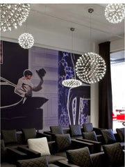 LED Pendant Light Chrome or Gold — 4 Sizes, Dimmable or Fixed Colour, Integrated LED