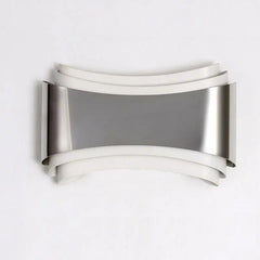 Modern Curved LED Wall Light Stainless Steel Acrylic 5W