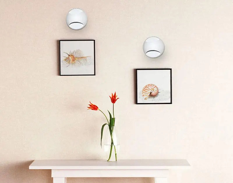 Nordic Bounce Round Wall Light Iron LED 5W 8 Colours