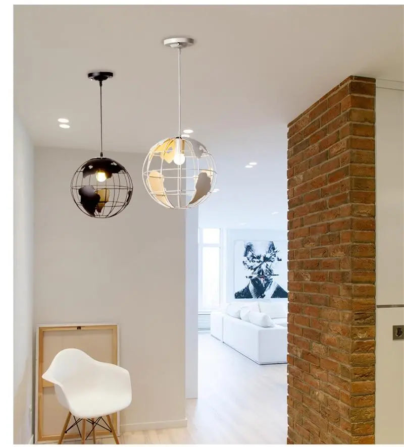 Modern Nordic Globe Pendant Light