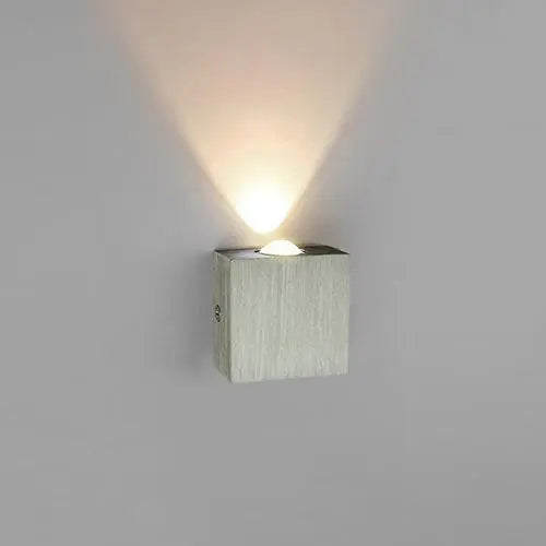 Modern LED Cube Wall Light Aluminium IP44 2W to 6W