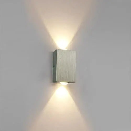 Modern LED Cube Wall Light Aluminium IP44 2W to 6W