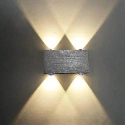 Modern LED Cube Wall Light Aluminium IP44 2W to 6W
