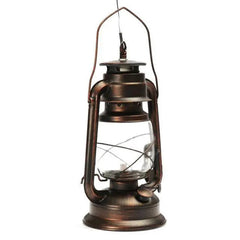 Vintage Lantern Wall Light Metal and Glass