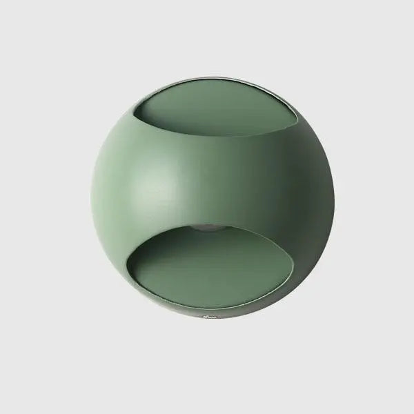 Nordic Bounce Round Wall Light Iron LED 5W 8 Colours