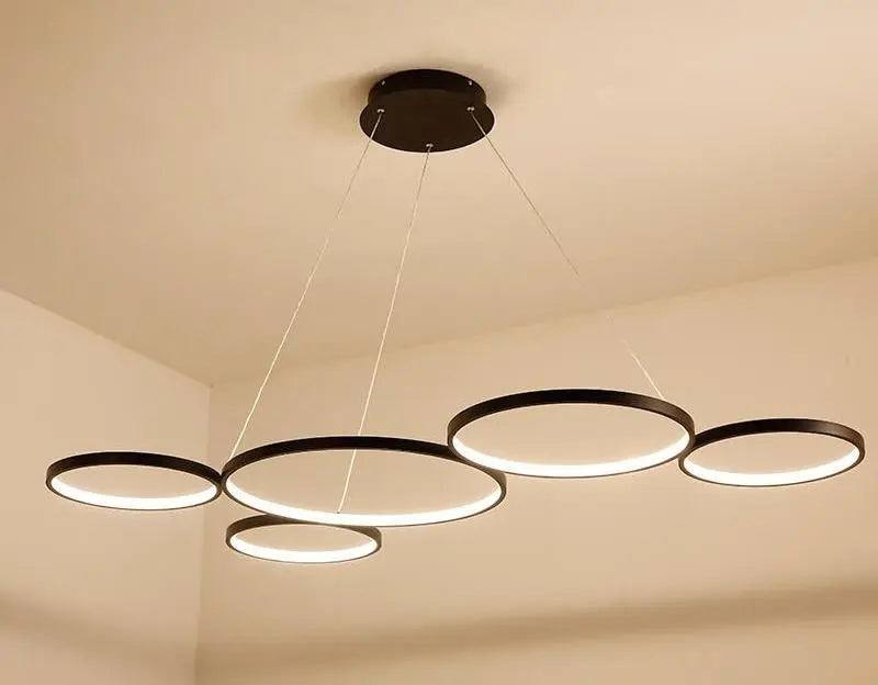 Art Deco LED Pendant Light Acrylic Aluminium IP44