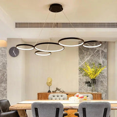 Art Deco LED Pendant Light Acrylic Aluminium IP44
