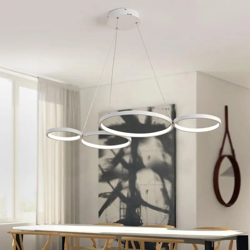 Art Deco LED Pendant Light Acrylic Aluminium IP44