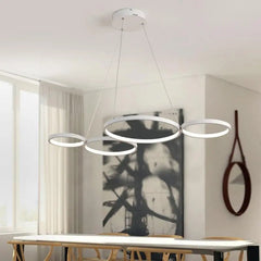 Art Deco LED Pendant Light Acrylic Aluminium IP44