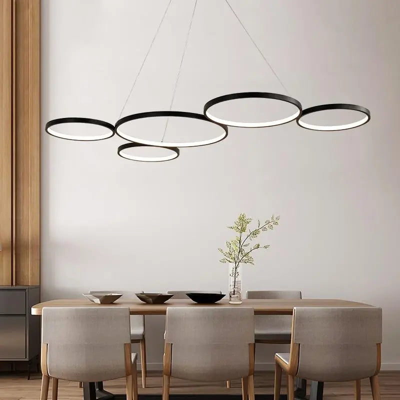Art Deco LED Pendant Light Acrylic Aluminium IP44