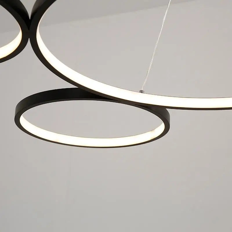 Art Deco LED Pendant Light Acrylic Aluminium IP44