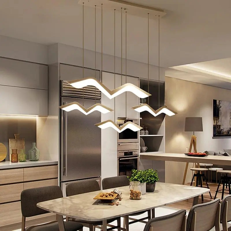 Flügel Wing Chandelier ABS Iron LED 1 to 5 Lamps