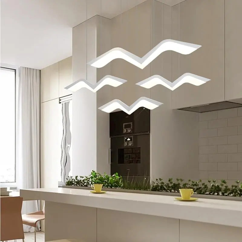 Flügel Wing Chandelier ABS Iron LED 1 to 5 Lamps