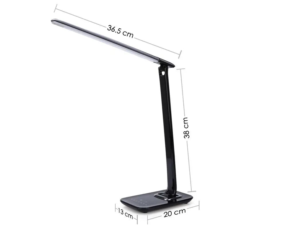 Foldable Touch Table Lamp 12W Dimmable 3000–6500K White Black