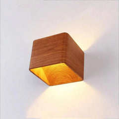 Modern LED Up Down Cube Wall Light Aluminium COB 3W