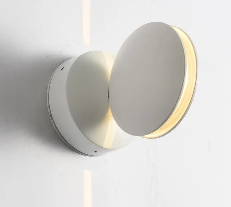 Round LED Wall Light Aluminium 8W IP44 360° Ø16.5 cm