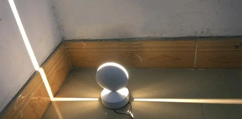 Round LED Wall Light Aluminium 8W IP44 360° Ø16.5 cm