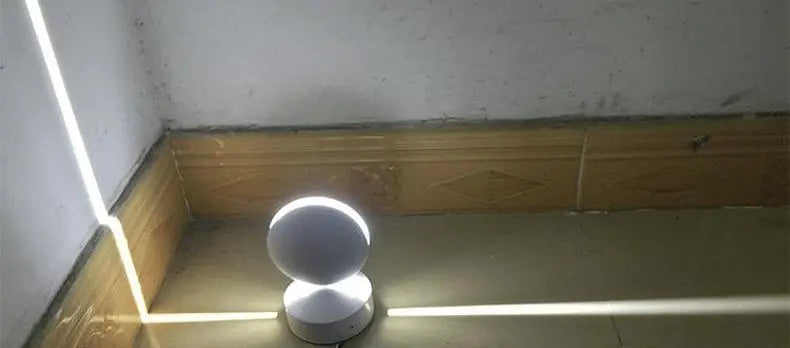 Round LED Wall Light Aluminium 8W IP44 360° Ø16.5 cm