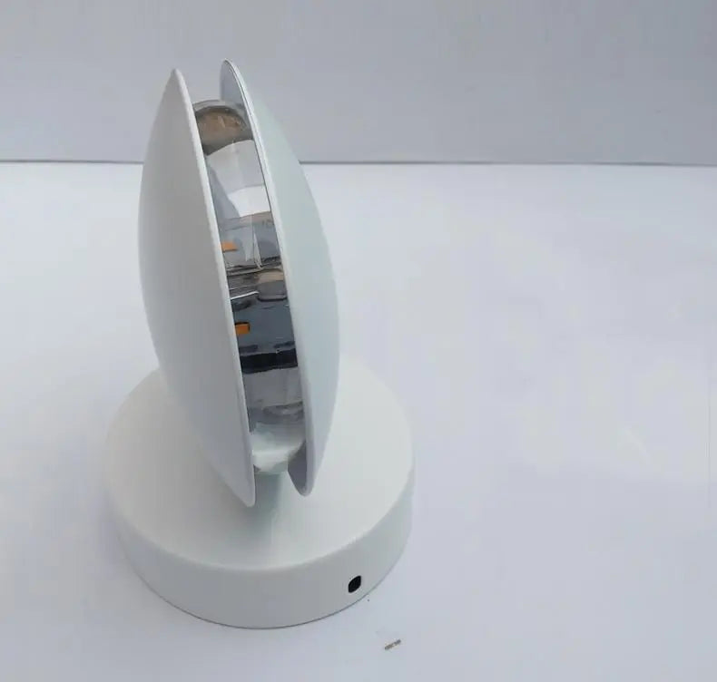 Round LED Wall Light Aluminium 8W IP44 360° Ø16.5 cm
