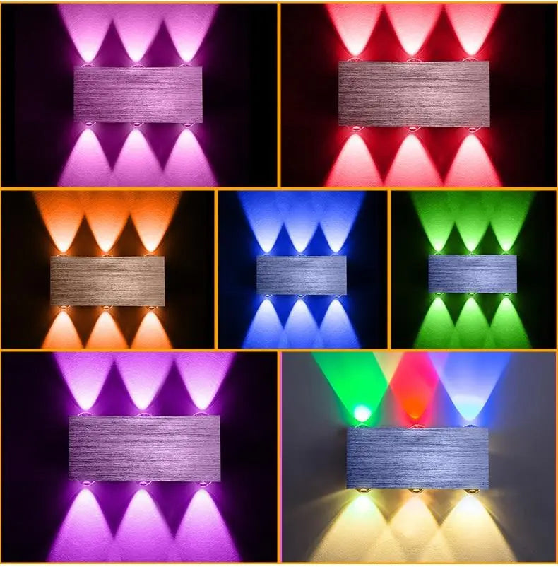 Modern LED Cube Wall Light Aluminium IP44 2W to 6W