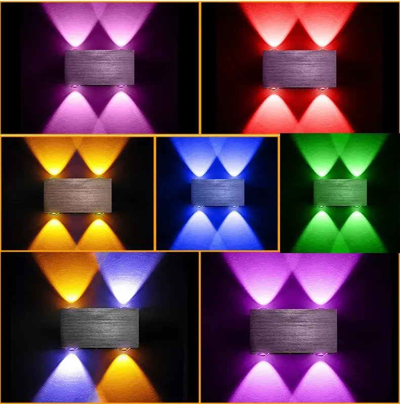 Modern LED Cube Wall Light Aluminium IP44 2W to 6W